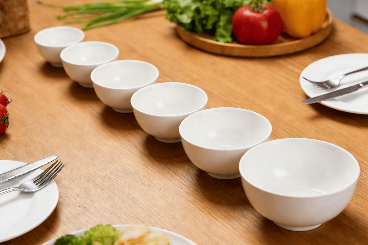 Straight rim bowl |  From 4.5 inches to 8 inches