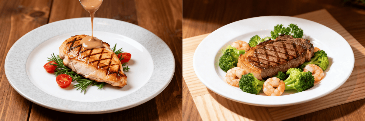 Flat plate / Dinner plat  | From 6 inches to 10.5 inches