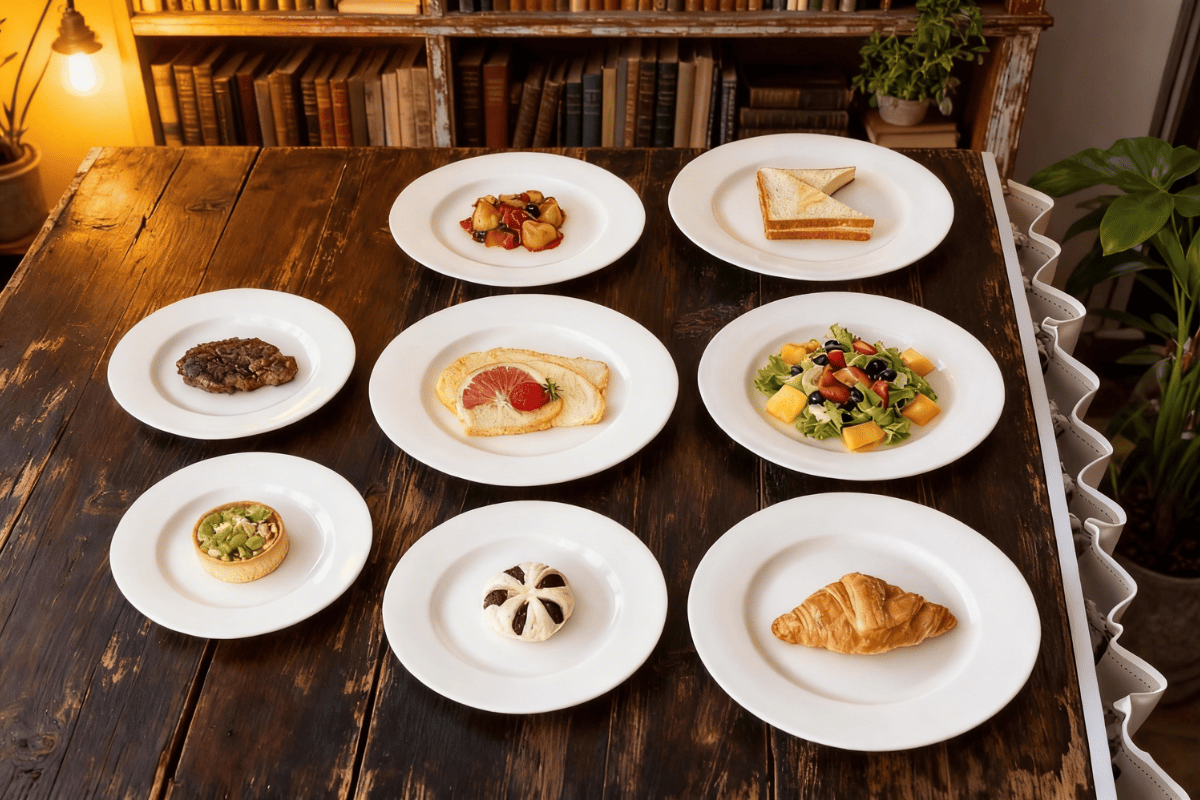 Flat plate / Dinner plat  | From 6 inches to 10.5 inches