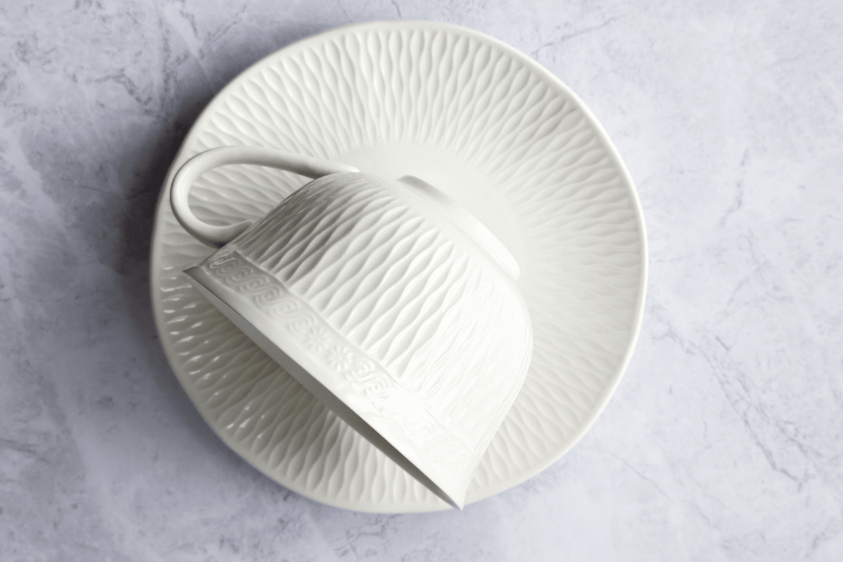 Embossed Cup Set 1/ Water Ripple / 300ml