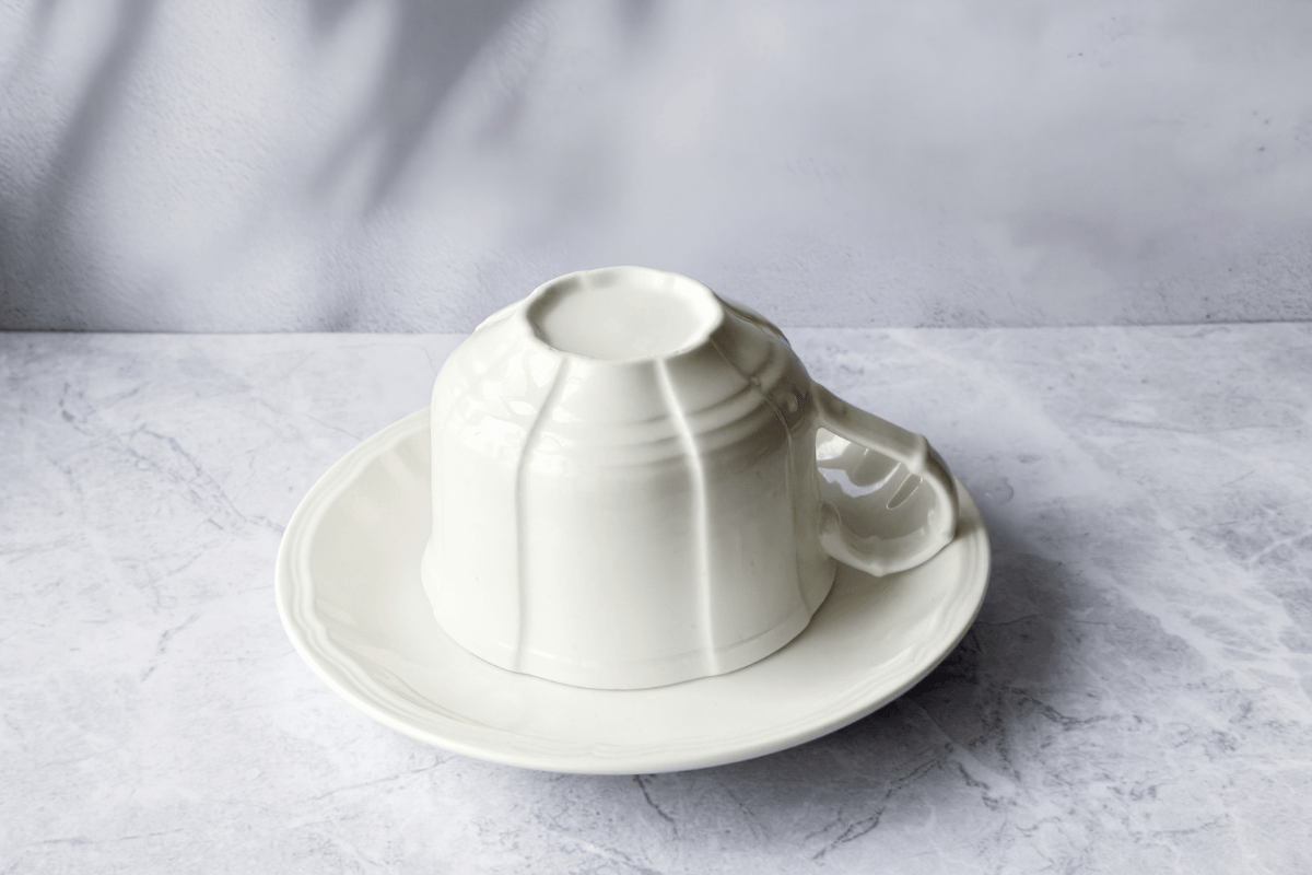 Embossed Cup Set 4 / Rococo / 300ml