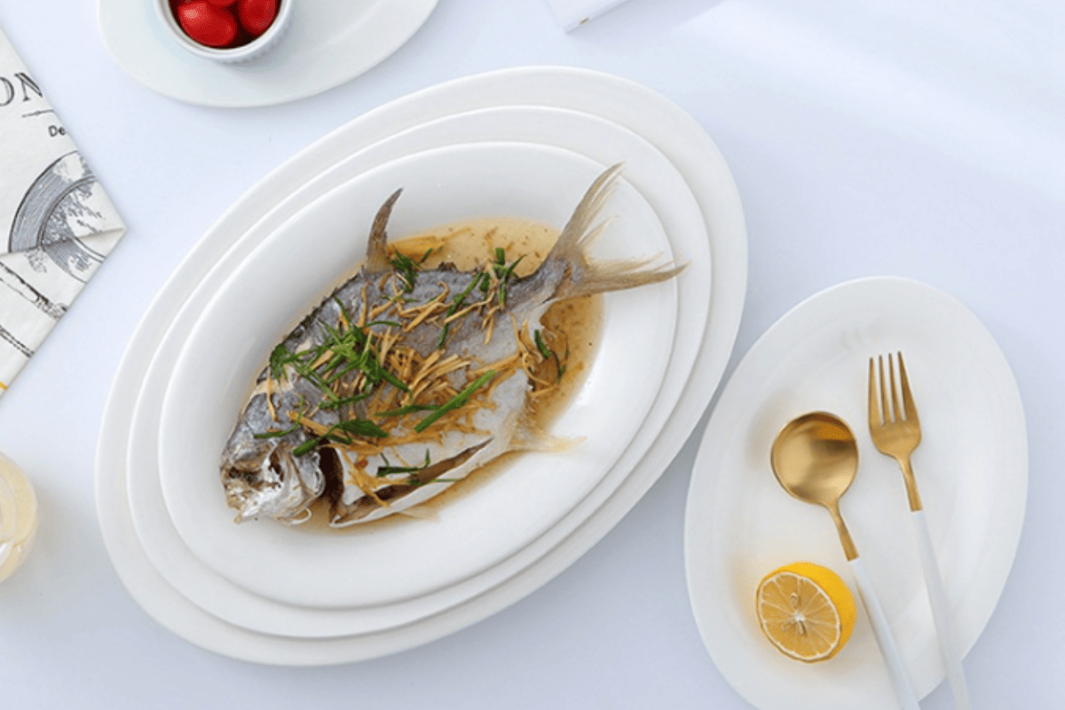 Fish Plate / Seafood Plate | 10 / 12 / 14 Inches