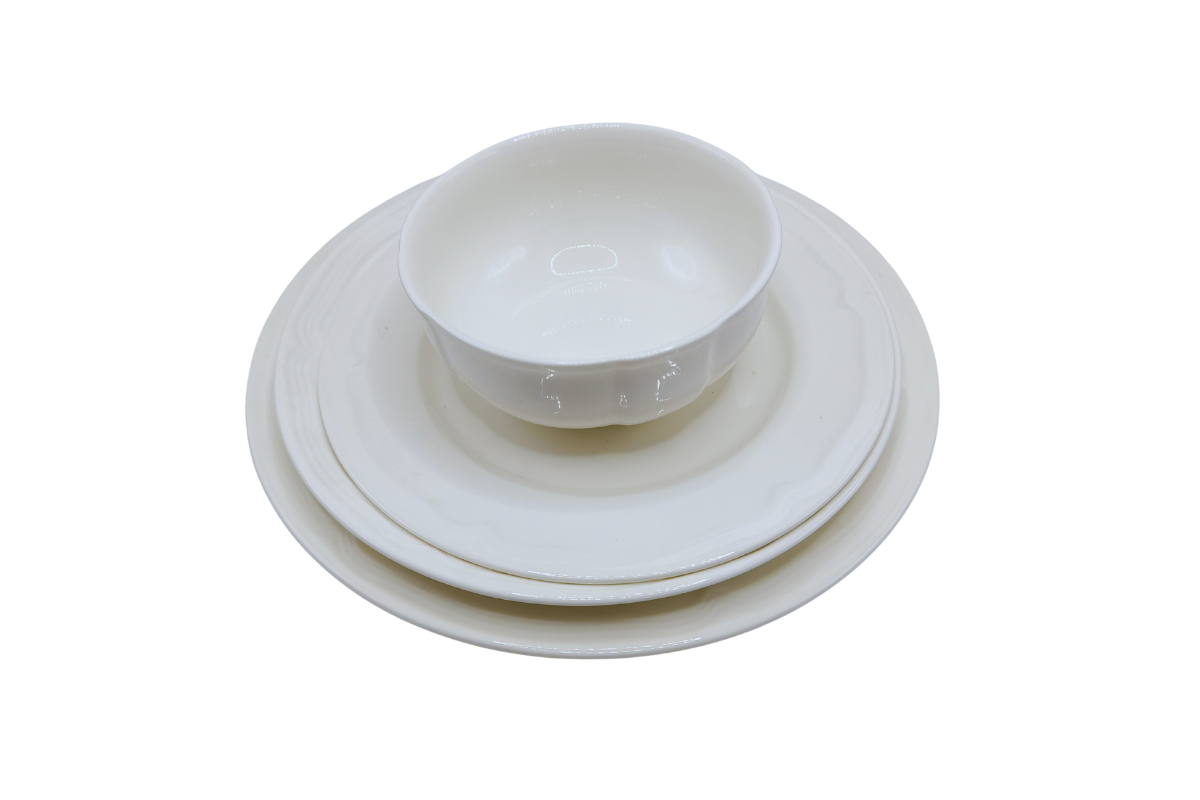 Rococo Set: 10-inch | 8-inch | Soup Plate | 5-inch Bowl