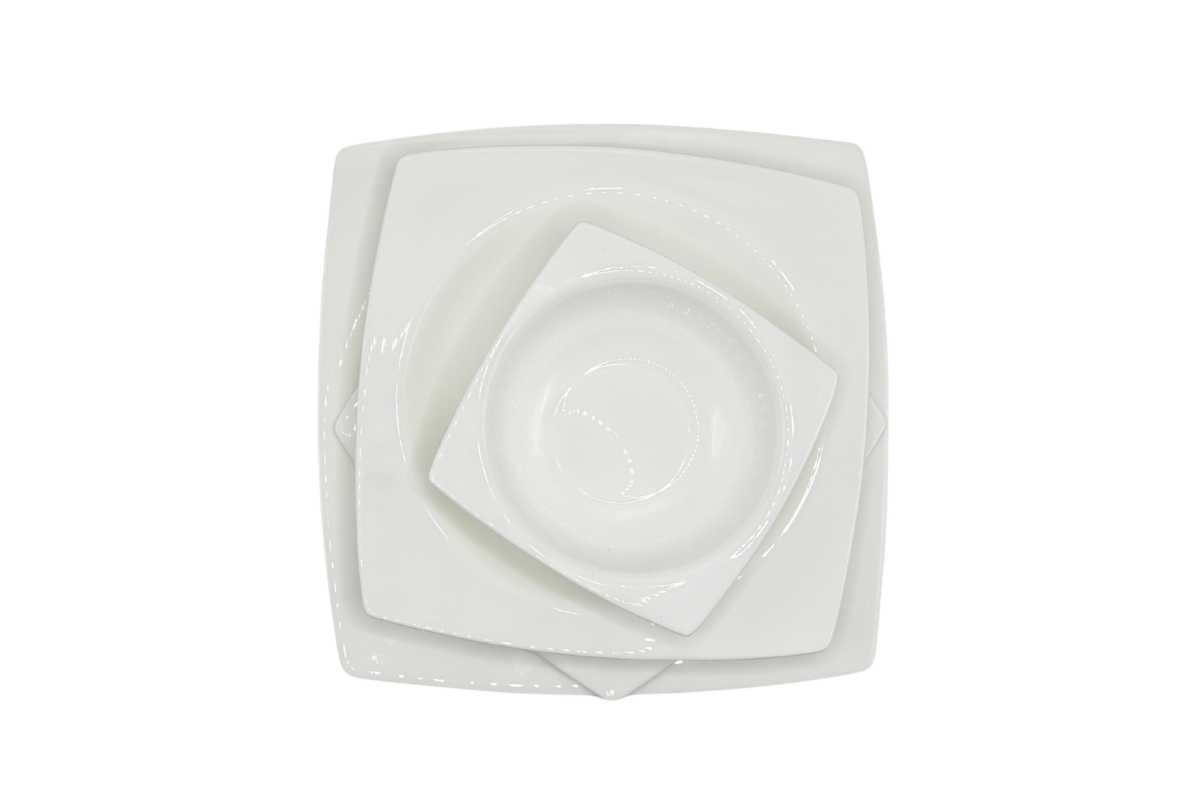Square Series Set 10-inch | 8-inch | Soup Plate | 4-inch Bowl