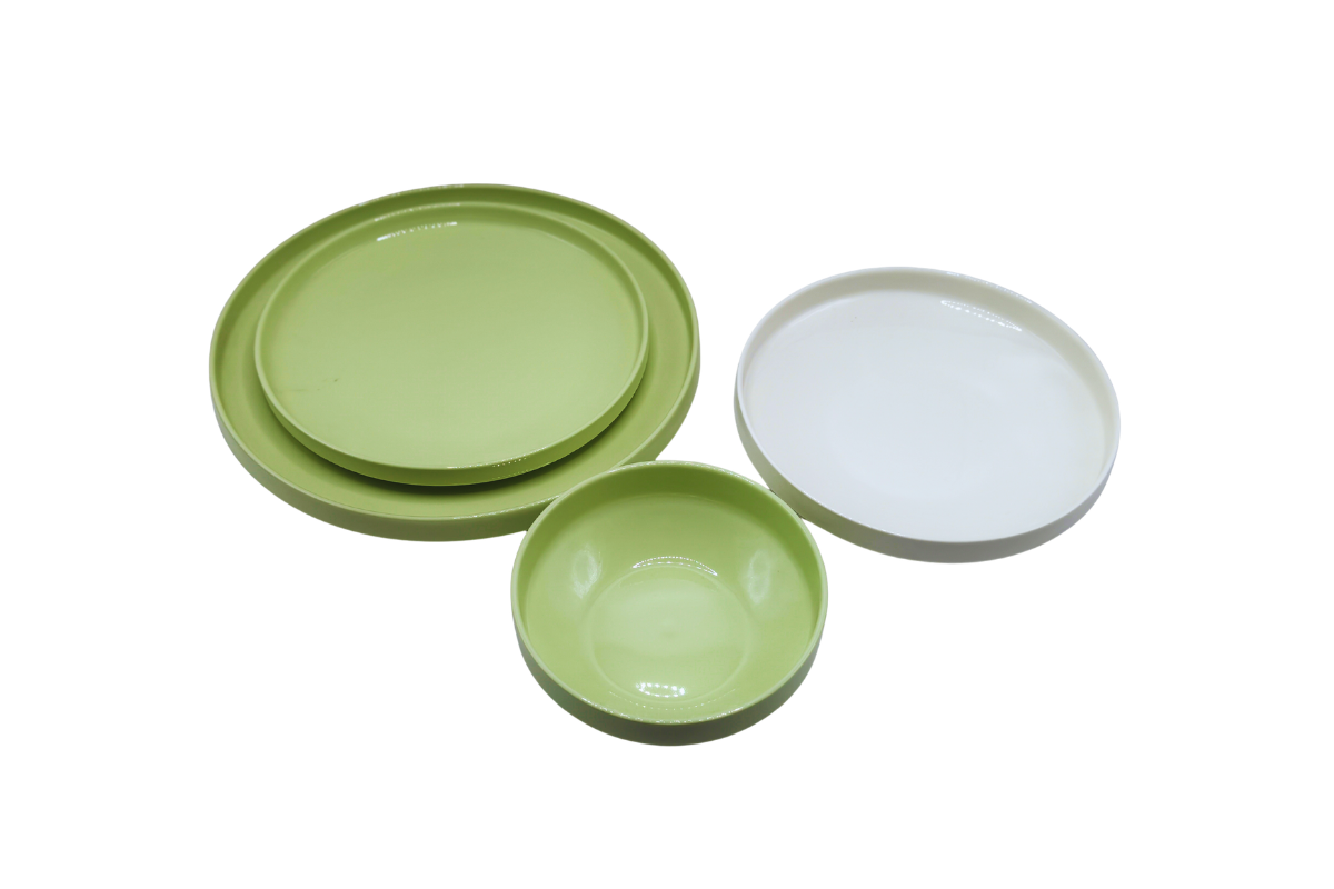 Rimmed Edge Set 10-inch | 8-inch | Soup Plate | 4-inch Bowl