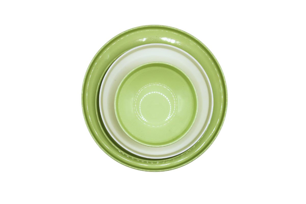 Rimmed Edge Set 10-inch | 8-inch | Soup Plate | 4-inch Bowl