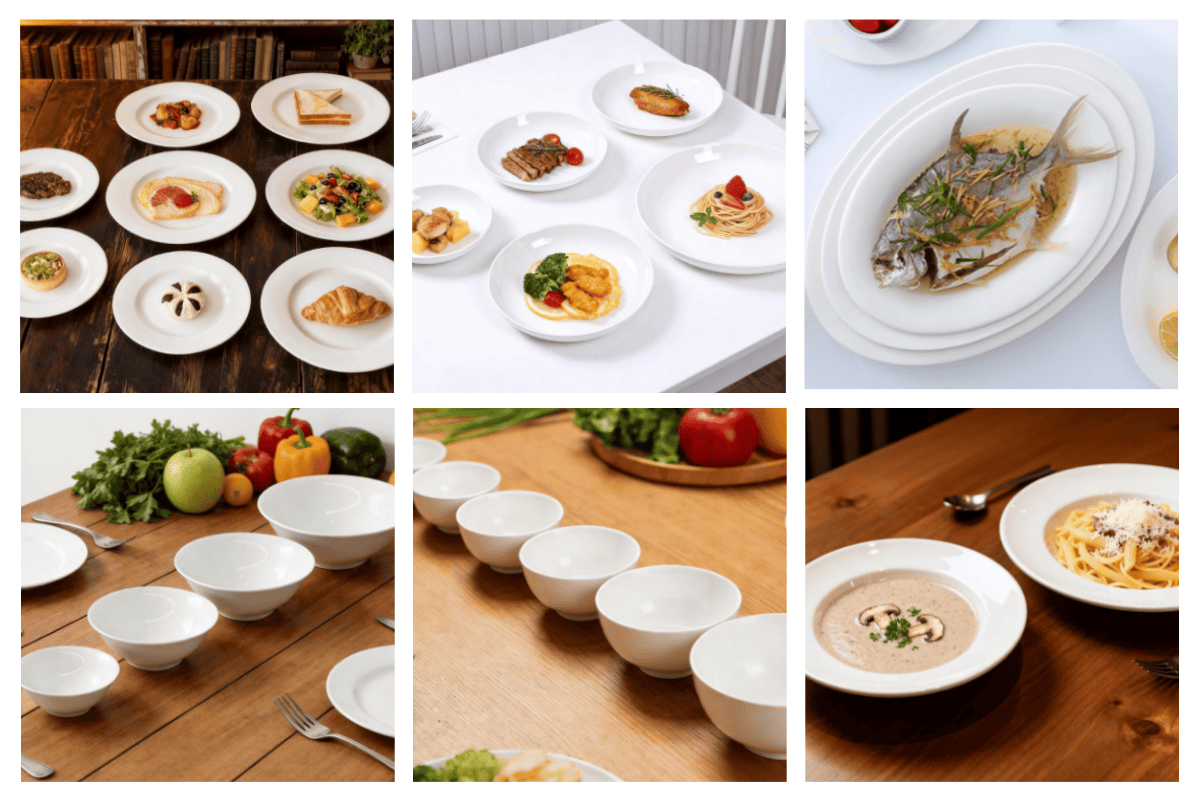 Dinnerware shapes