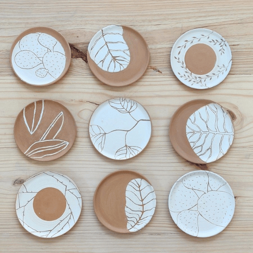 Korean-style ceramic tableware patterns