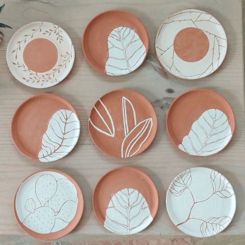 Korean-style ceramic tableware patterns